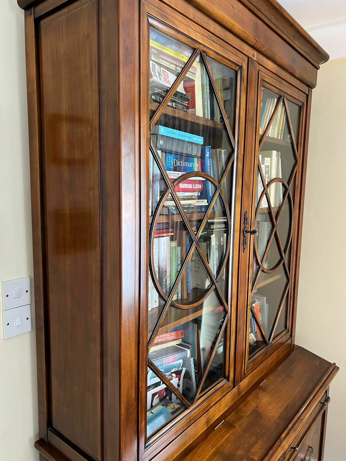 Beautiful Louis Phillippe Style Bookcase In Perfect Condition photo Furniture