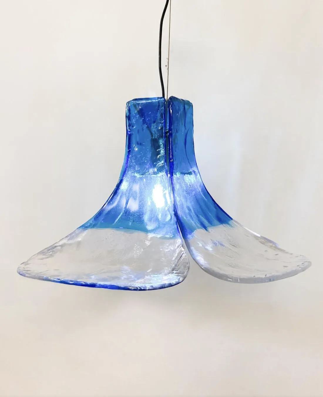 Lighting Mid Century Murano Glass Hanging Lamp By Carlo Nason, 1960s – 2 Available photo
