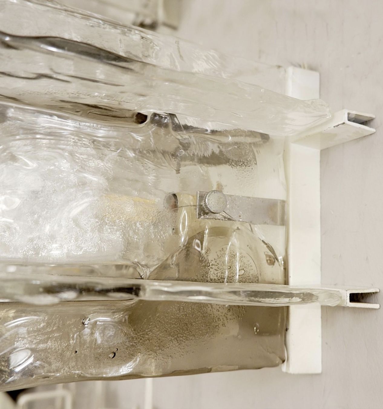 photo furniture Mid Century Modern Pair Of Sconces By Carlo Nason For Mazzega, 1970s