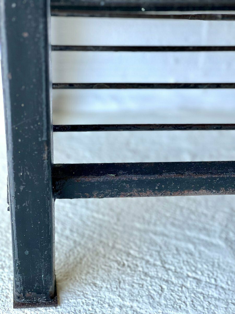 Furniture Industrial School Bench, 1970, 1970s photo