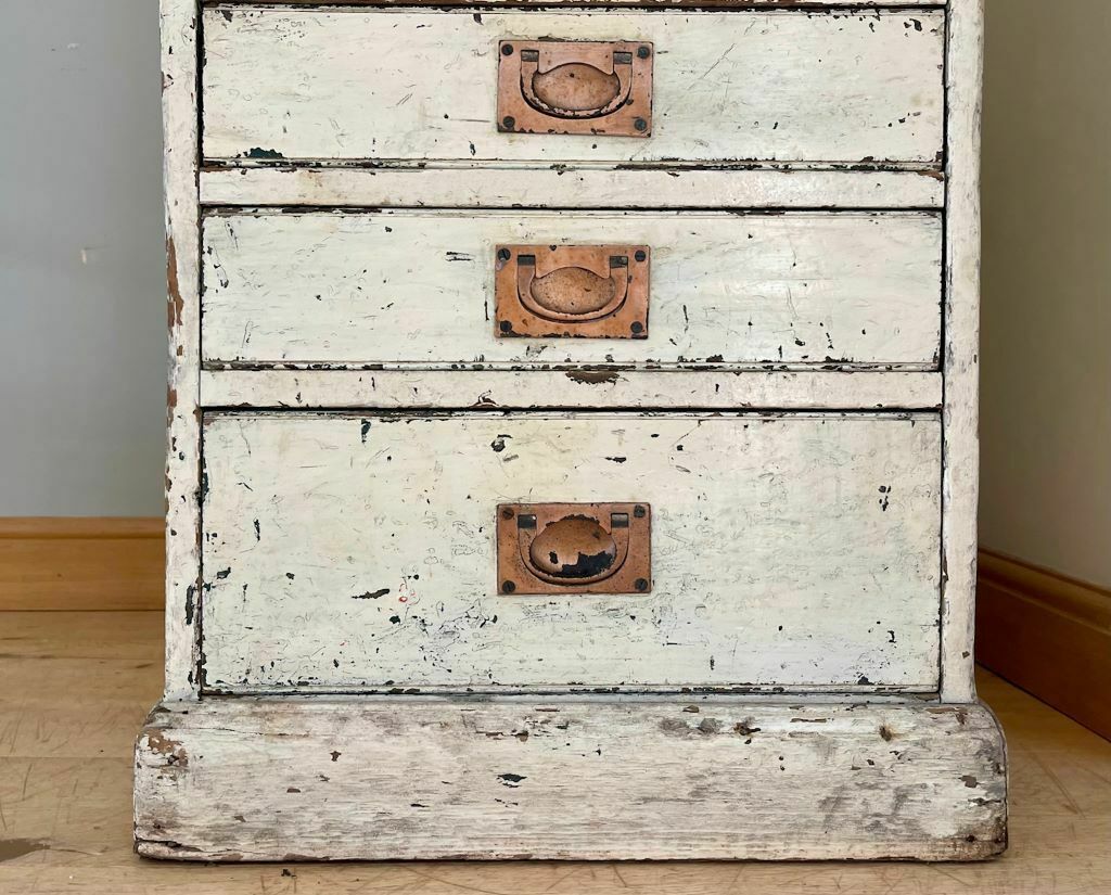 Early 20th Century Rustic Workshop Drawers photo vintage