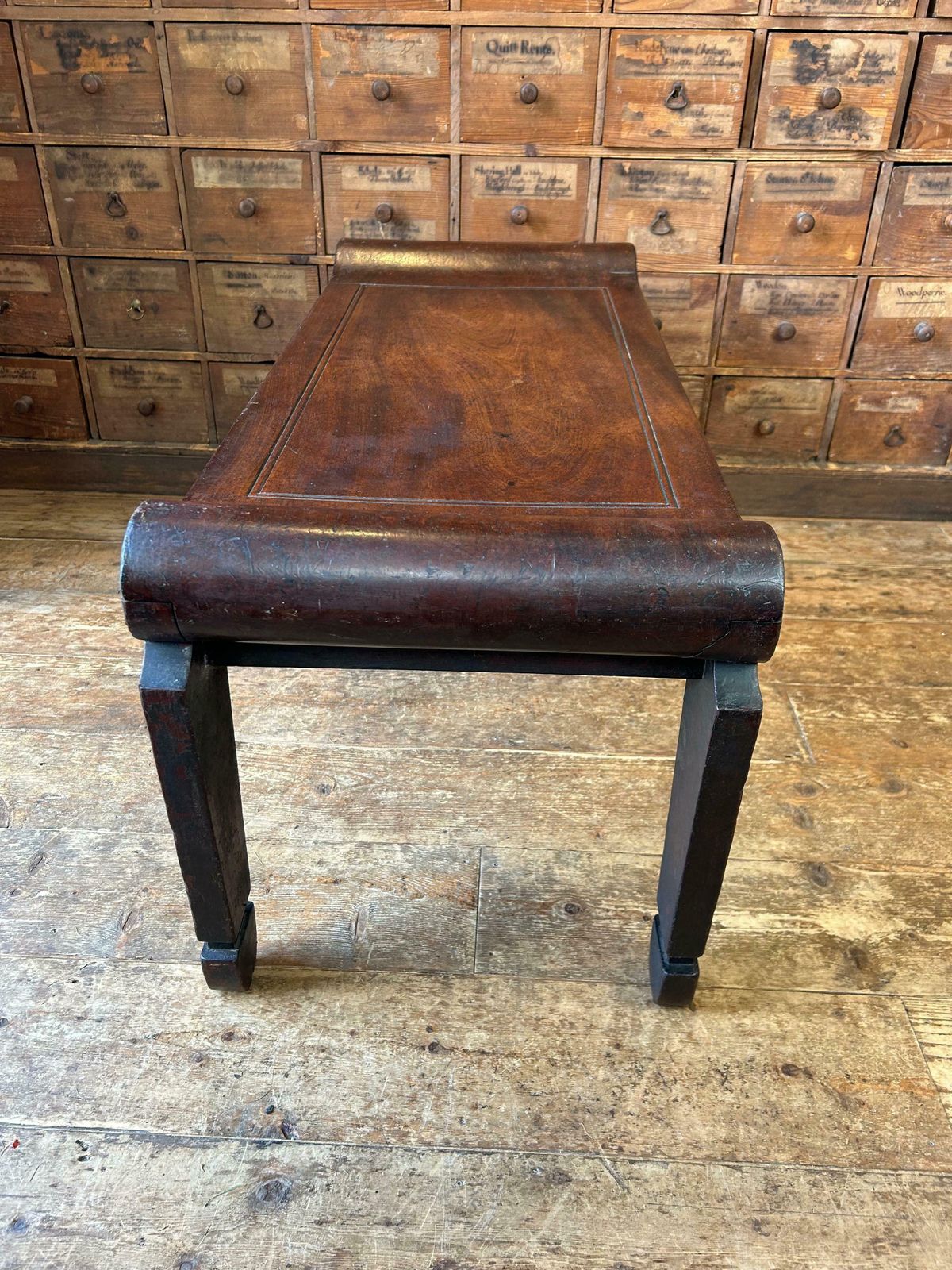 Antique English Tatham And Marsh Mahogany Hall Bench Circa 1810 photo 9800.0