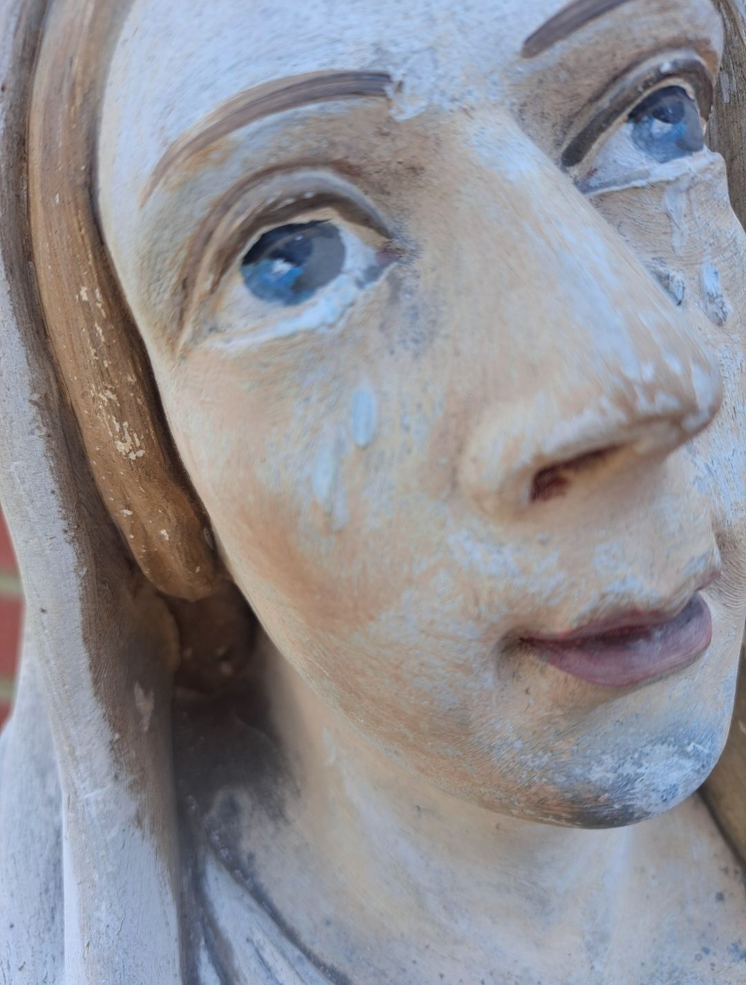 French 19th Century Statue Of Mary Magdalene photo Art