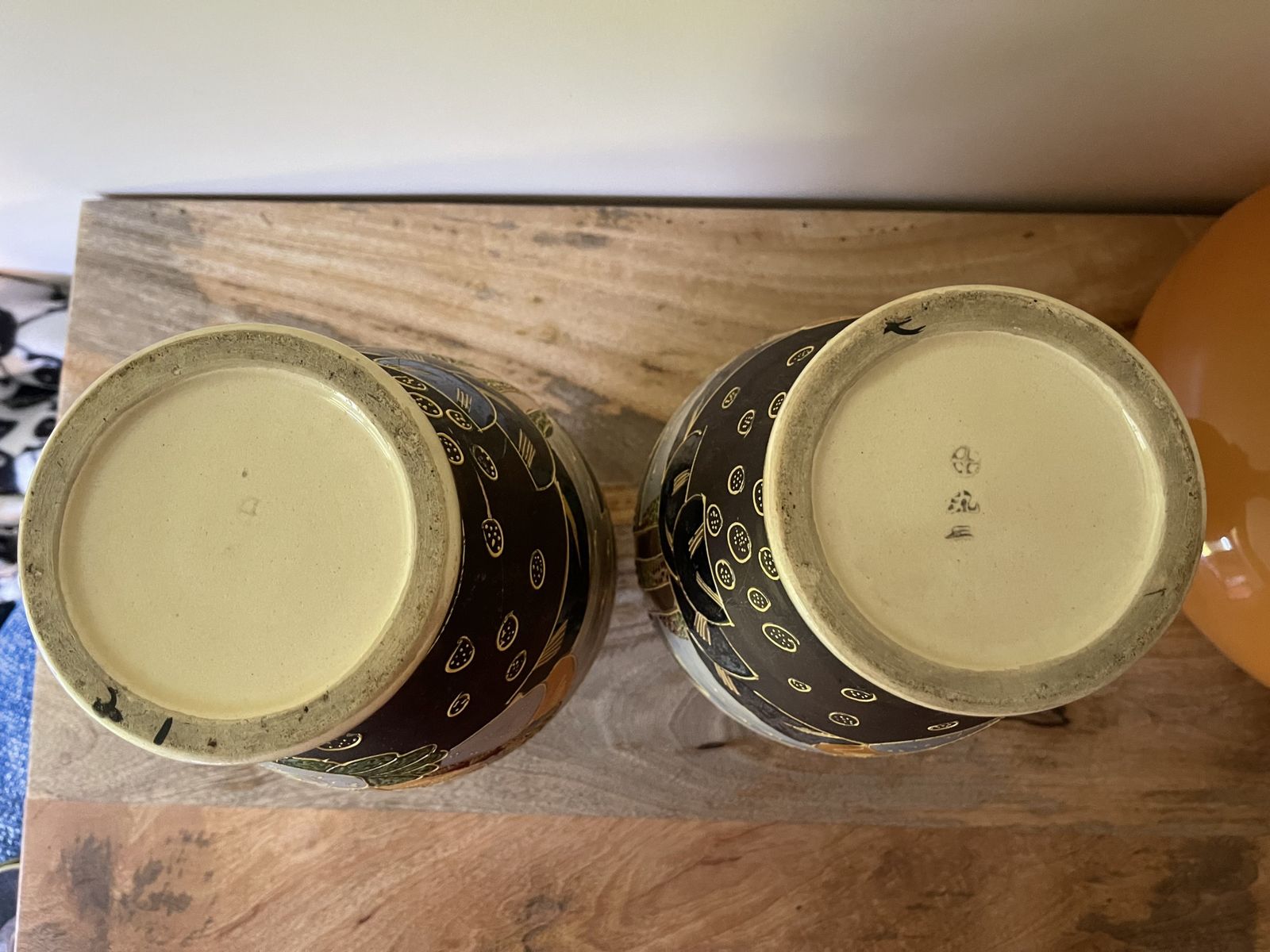 Pair Of Early 20th Century Maruni Satsuma Vases 31cm Tall photo buy