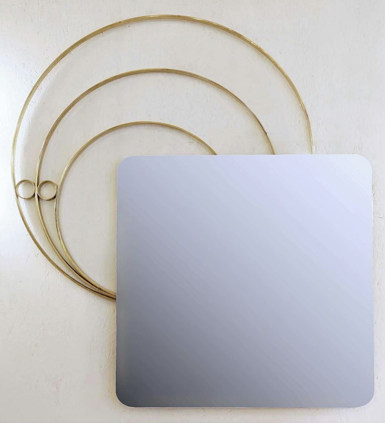 Large Italian Wall Mirror By Luciano Frigerio, 1960s, 2 Available photo vintage