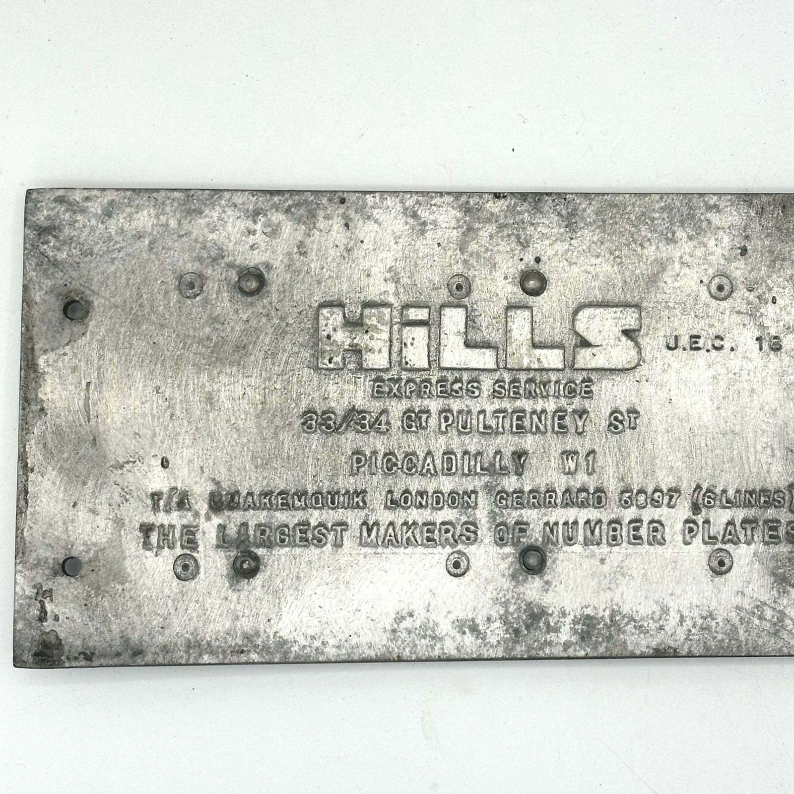 1910 Gcr Barnum No.664 Train Carriage Id Plate photo 240.0