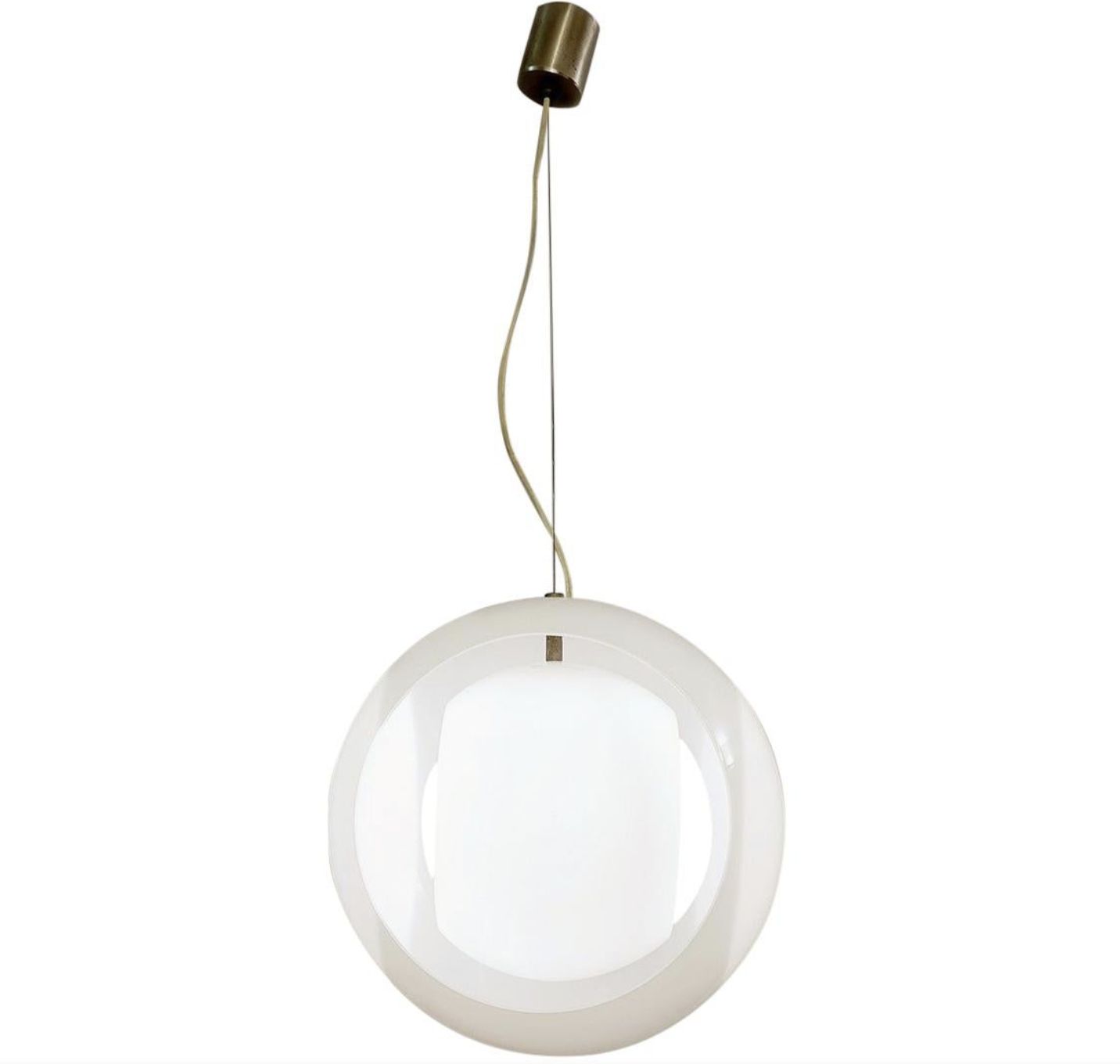 Mid Century Modern “Eclisse” Mazzega Pendant By Carlo Nason, 1960s