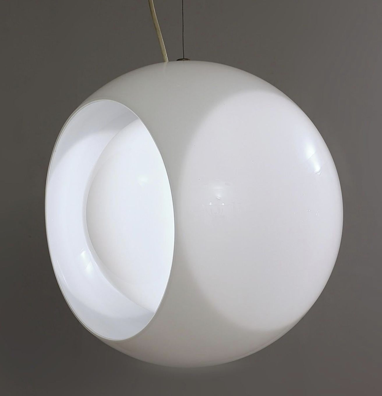 Mid Century Modern “Eclisse” Mazzega Pendant By Carlo Nason, 1960s photo furniture