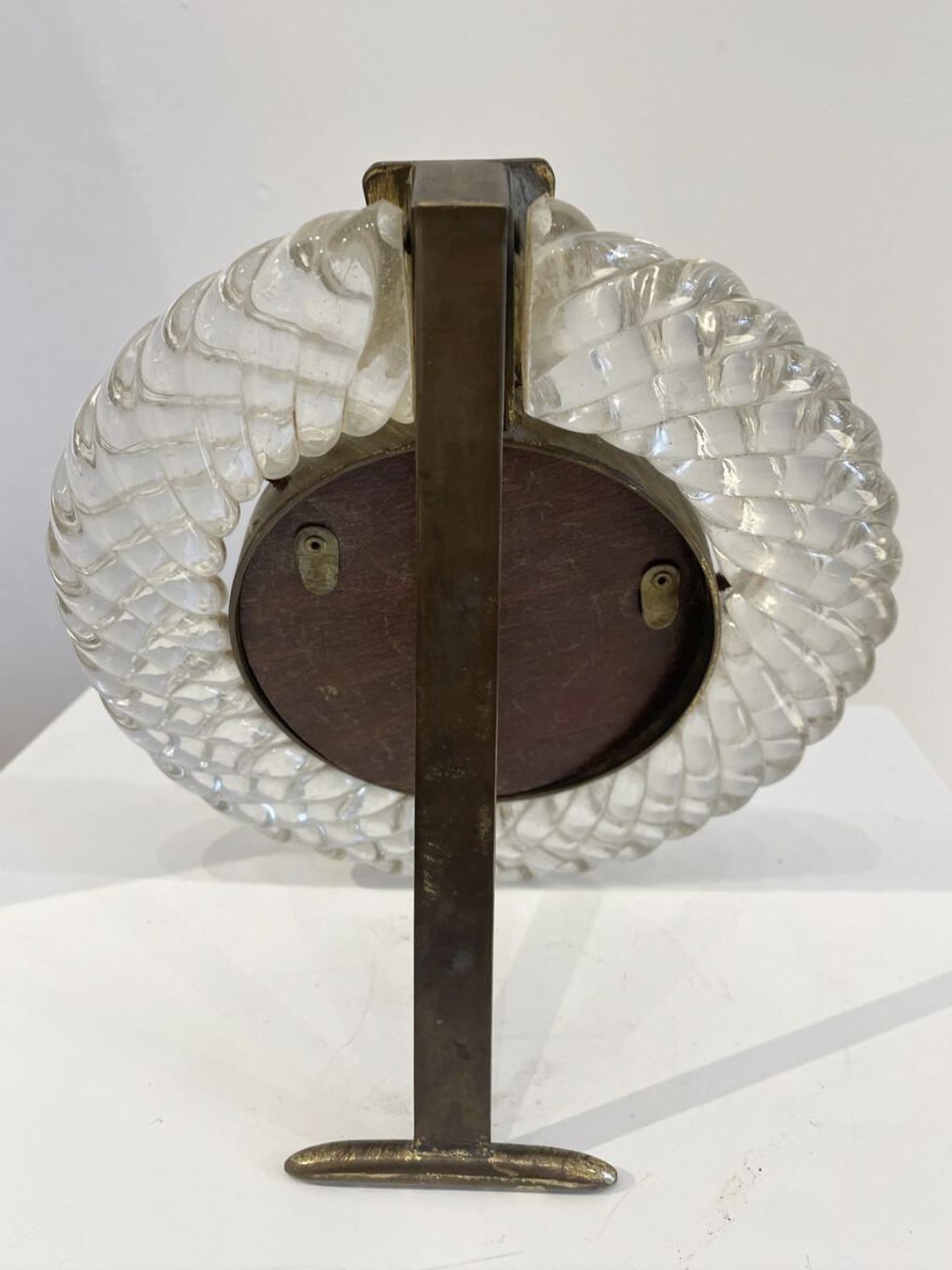 Mid Century Modern Round Picture Frame By Carlo Scarpa For Venini, 1950s photo buy