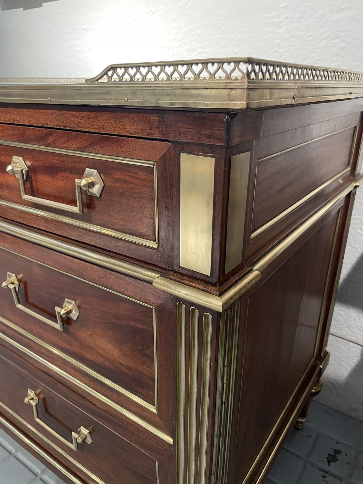 photo for sale French Commode In Mahogany. Louis Xvl Period