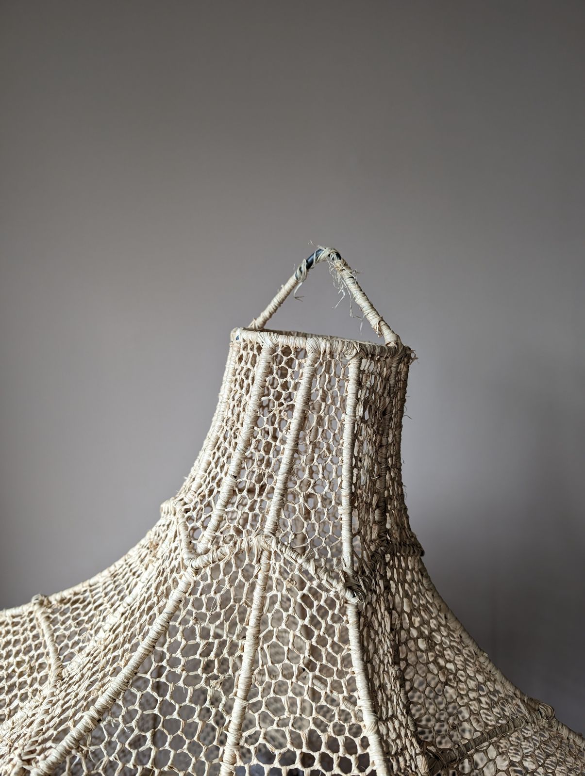 Large 28in Moroccan Rattan Lampshade