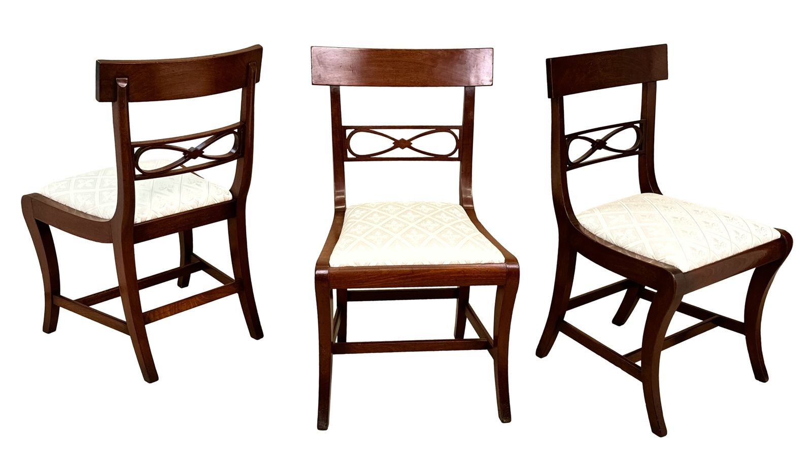 photo furniture Set Of Eight Georgian Mahogany Dining Chairs (England, Circa 1815)