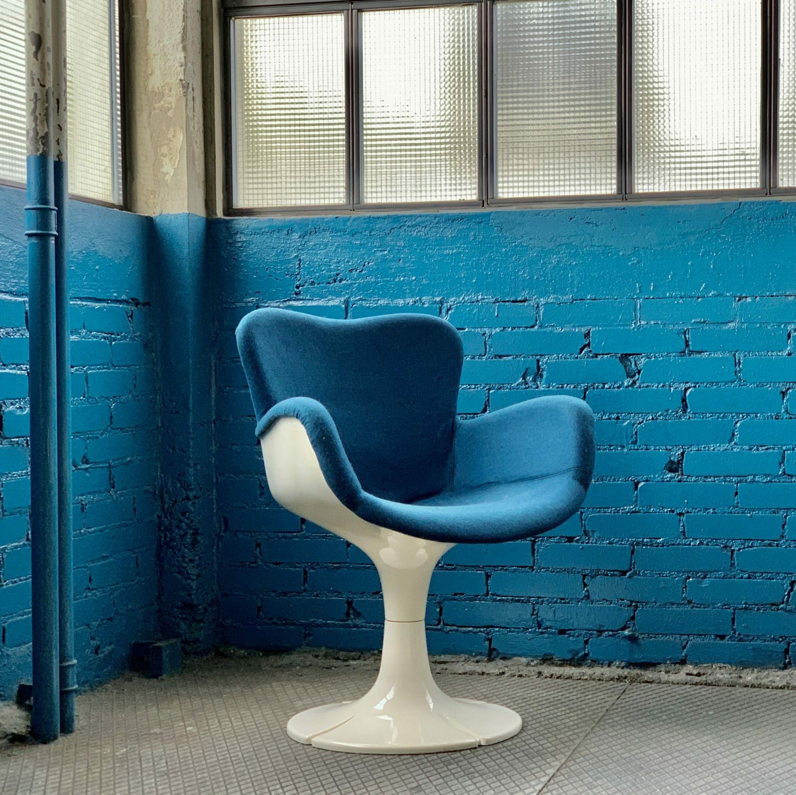 Christian Adam, 4 Armchairs Trefle, Airborne Ed., C.1968 Adam Christian (Born In 1938) photo Furniture