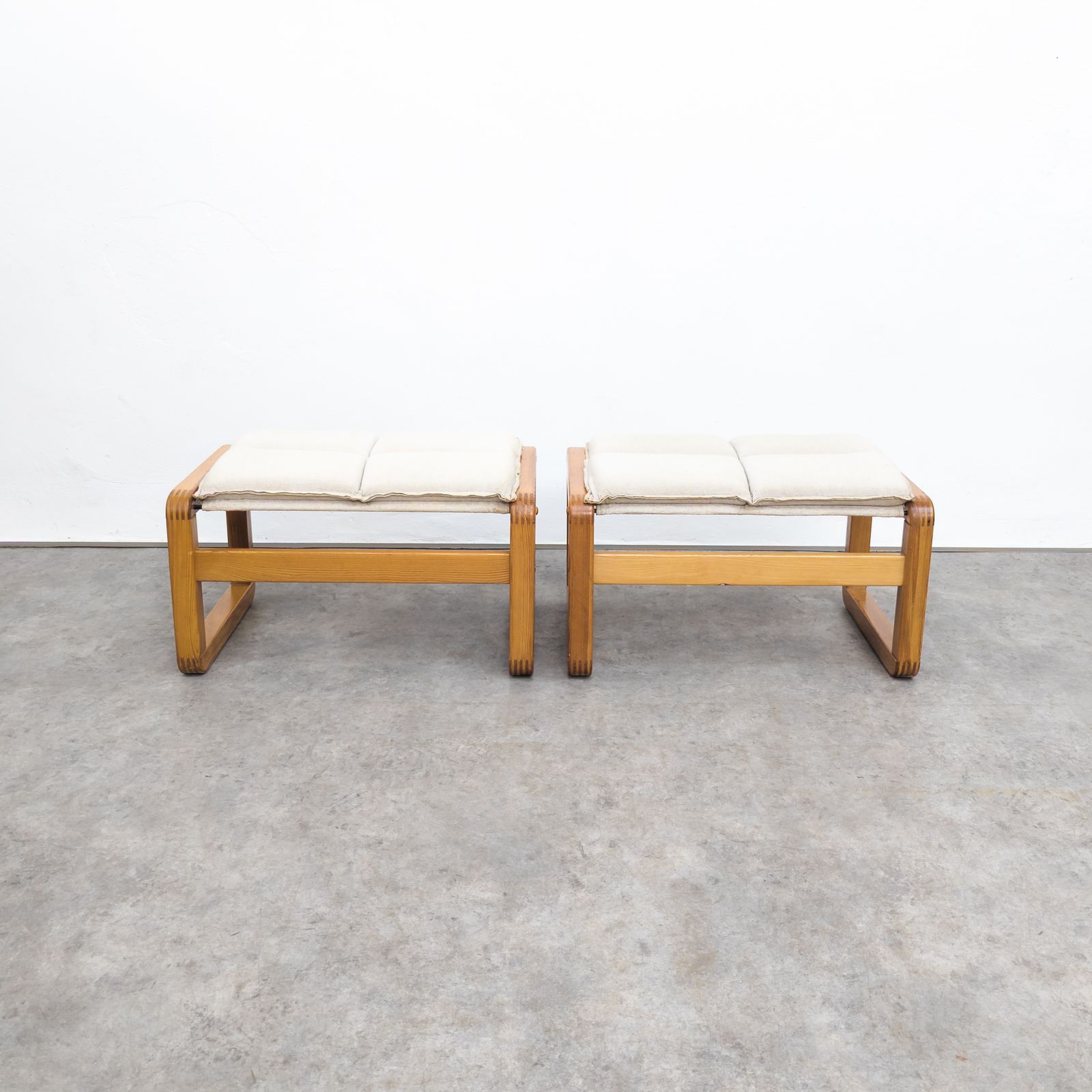 Vintage Dala Footstools By Knut And Marianne Hagberg, 1980s photo 490.0