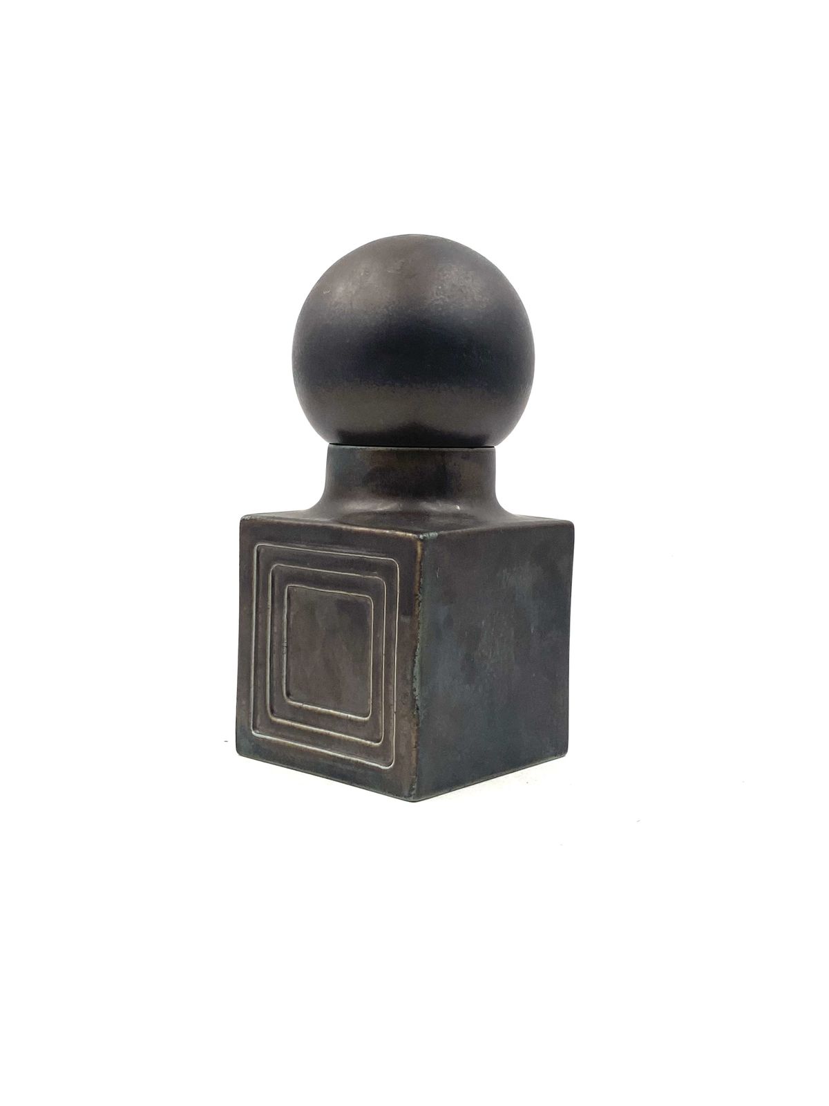 Xavier Feal, Mid Century Modern Brown Ceramic, France 1960s