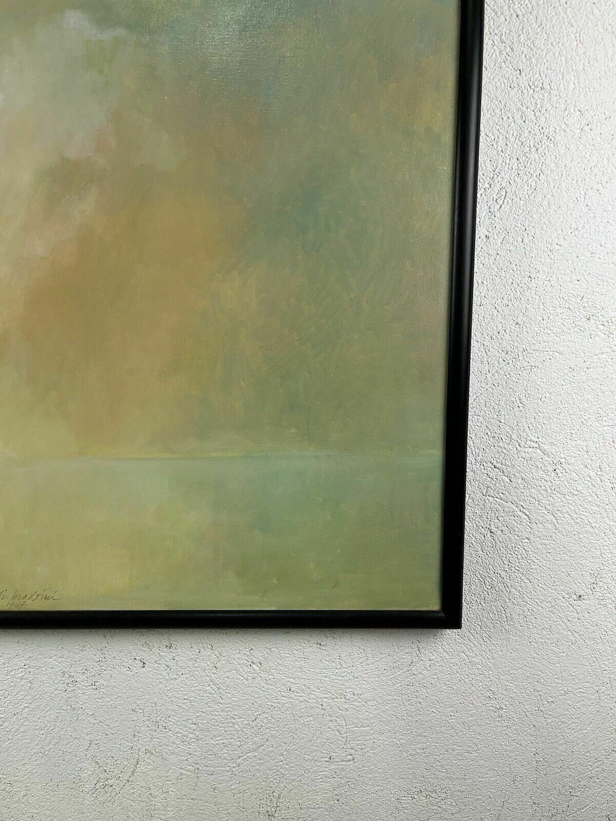 Abstract Painting Bowmore Oil On Canvas Rodolfo Martini 1987 photo 995.0