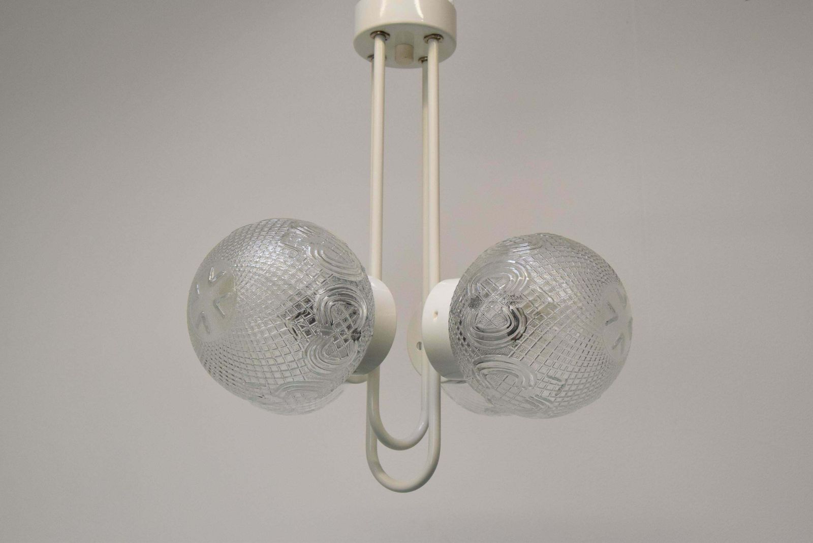 Mid Century Designed Chandelier By Jilove U Decina, 1970's. photo vinterior