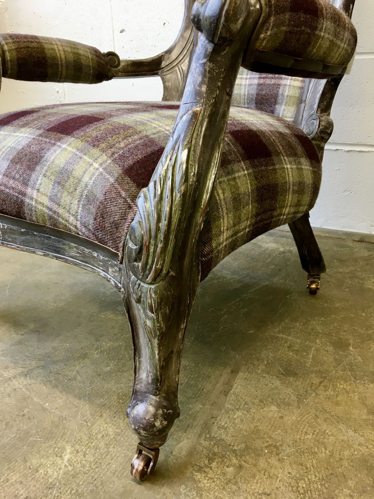 Victorian Chair And Footstool Set: "Arthur 'N' Arf An Arthur" photo vintage