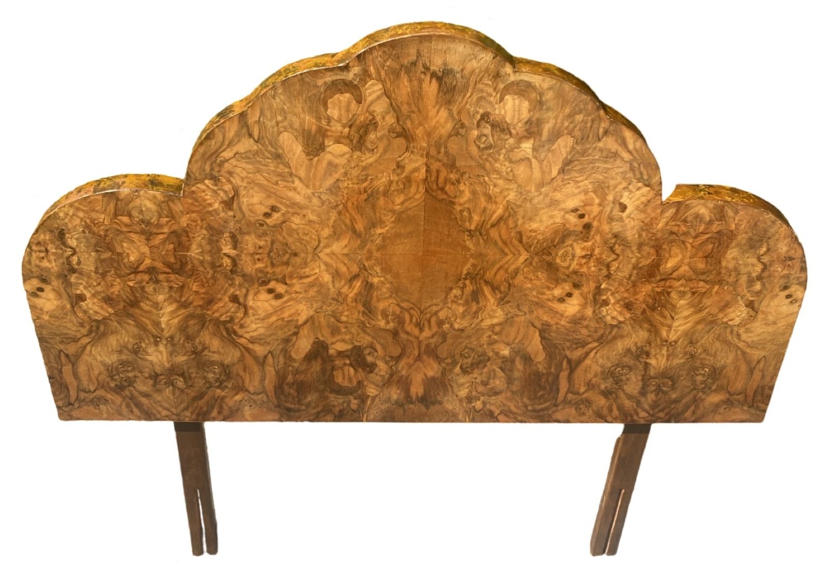 Pair Of Art Deco Single Cloud Shaped Headboards photo furniture
