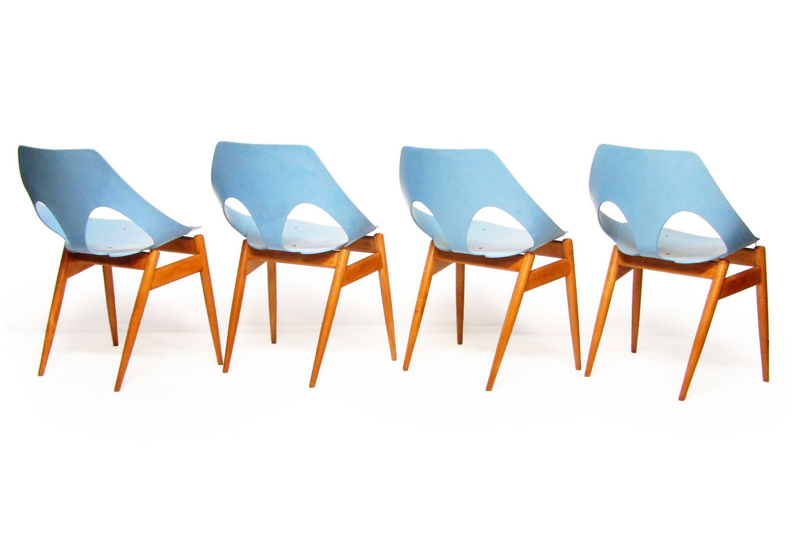 Set Of Four 1950s "Jason" Festival Of Britain Chairs By Carl Jacobs For Kandya photo 2000.0