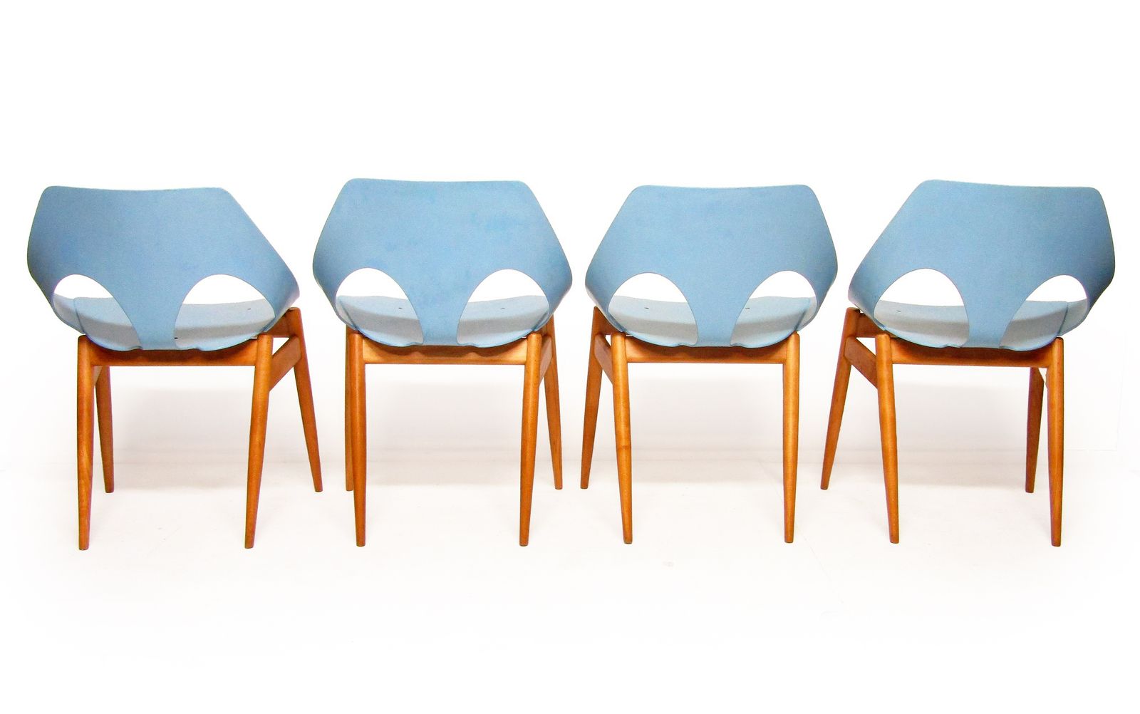 photo vinterior Set Of Four 1950s "Jason" Festival Of Britain Chairs By Carl Jacobs For Kandya