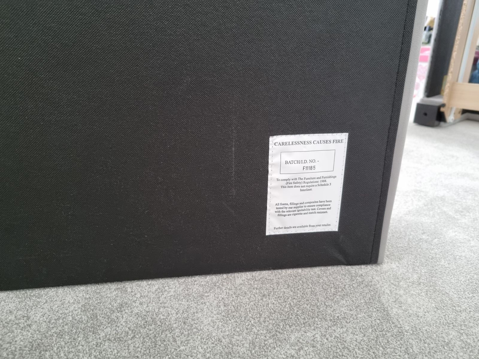 photo furniture Soft Grey Headboard