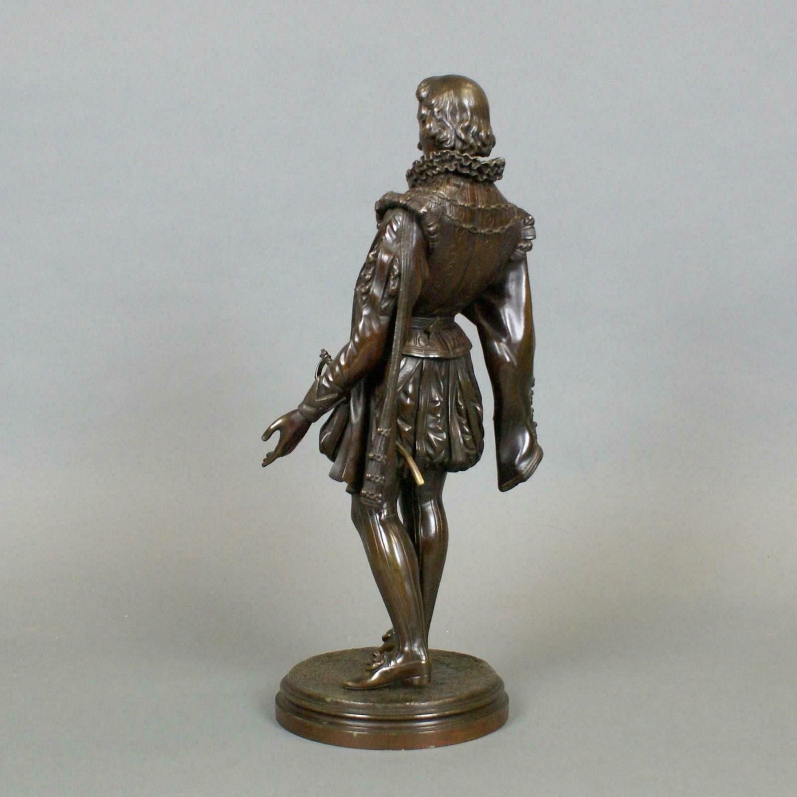 A Finely Detailed 19thc French Bronze Figure photo vinterior