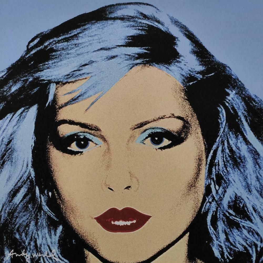 1980s Carnegie Museum Of Art Andy Warhol Lithograph Debbie Harry photo furniture