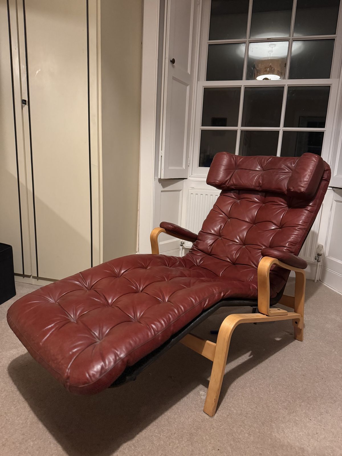 Sam Larsson 1970s Fenix Reclining Chair For Dux, Sweden
