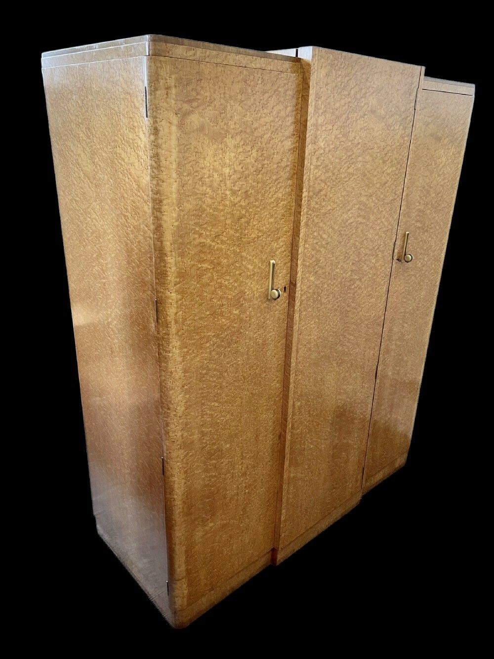Harry And Lou Epstein Triple Wardrobe In Maple photo furniture