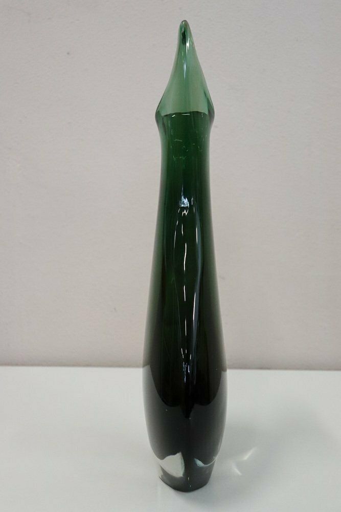 2291.0 Tall Italian Vase In Murano Art Glass Attributed To Flavio Poli For Seguso, 1960s photo