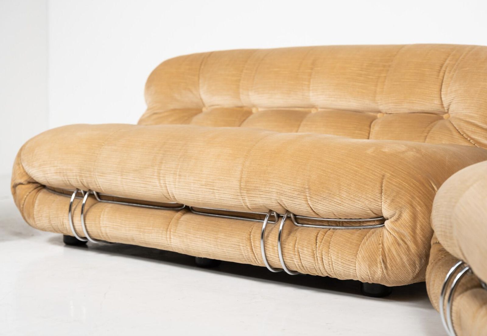 Furniture Mid Century Soriana Seating Set By Tobia & Afra Scarpa For Cassina, 1970s photo