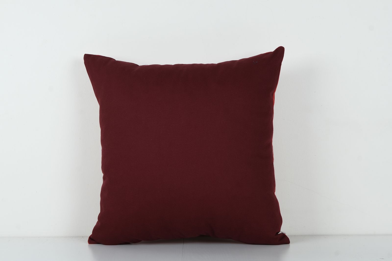Uzbek Red Suzani Cushion Cover, Suzani Pillow Case Made From A 19th Century Suzani, Uzbekistan, Square  Cover photo Textiles