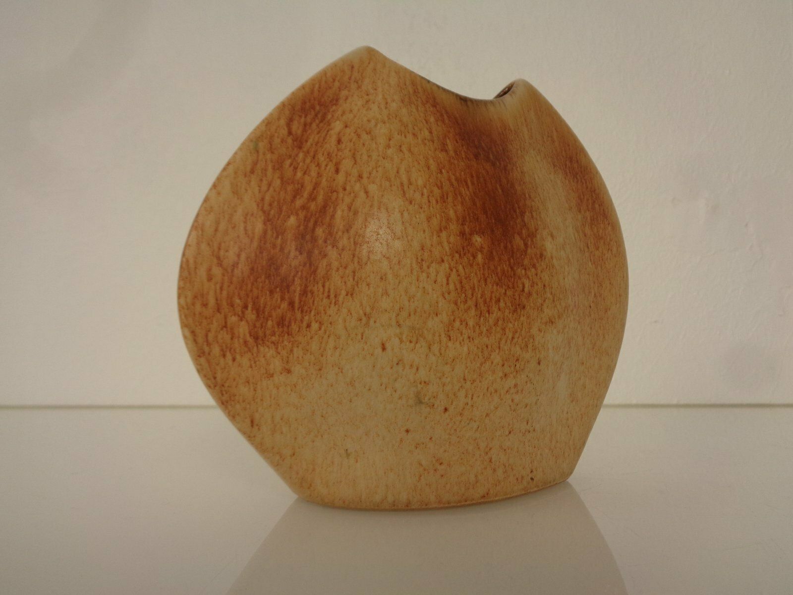 Organic Ceramic Vase By Roberto Rigon For Bertoncello, 1960s photo for sale