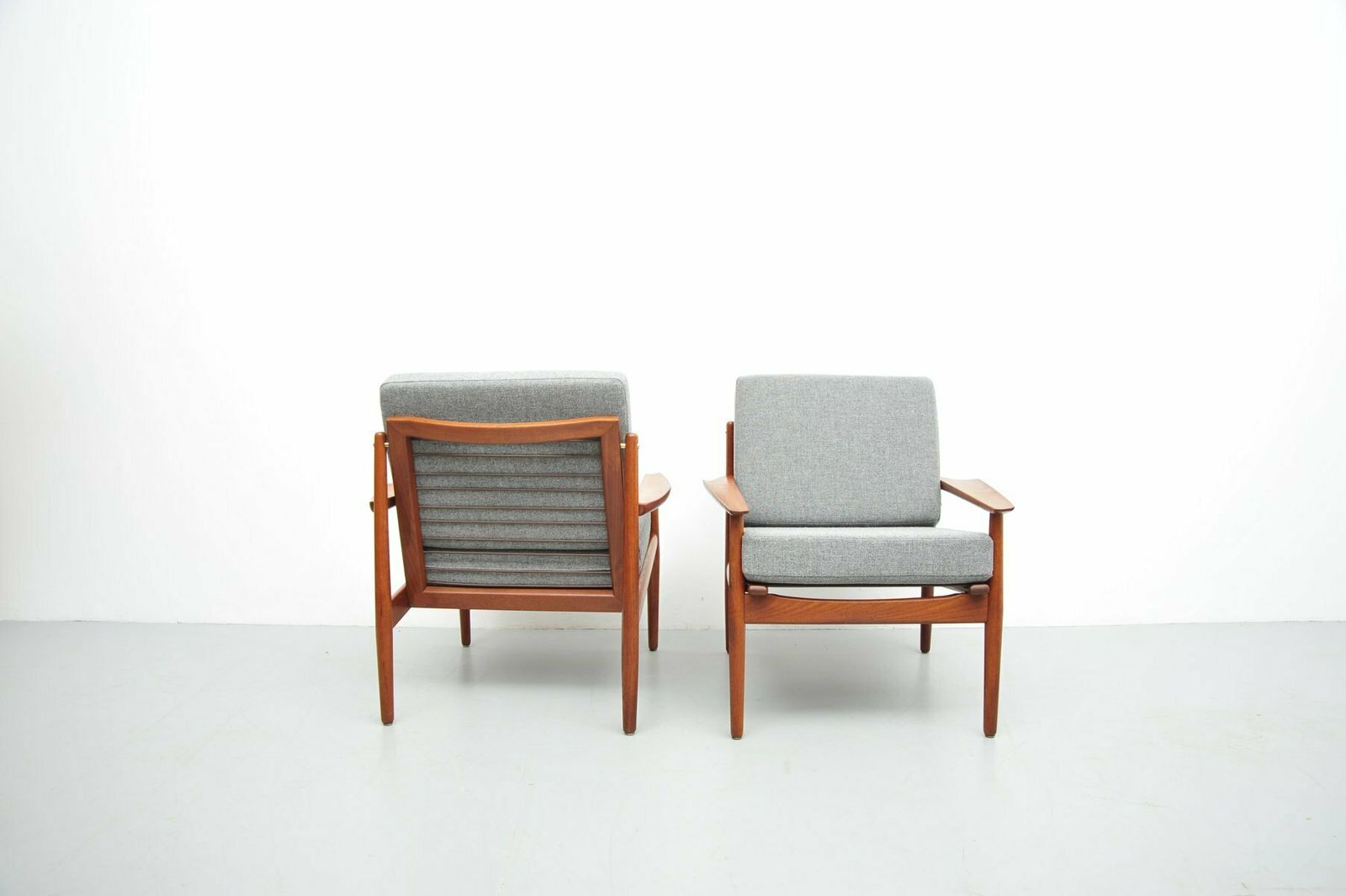 Teak Armchairs By Arne Vodder, Set Of 2 photo for sale