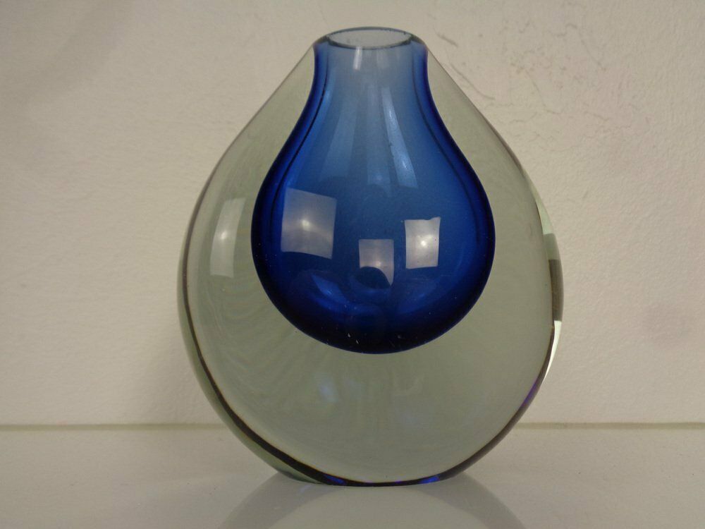 Murano Sommerso Glass Vase, Italy, 1960s photo Home Decor