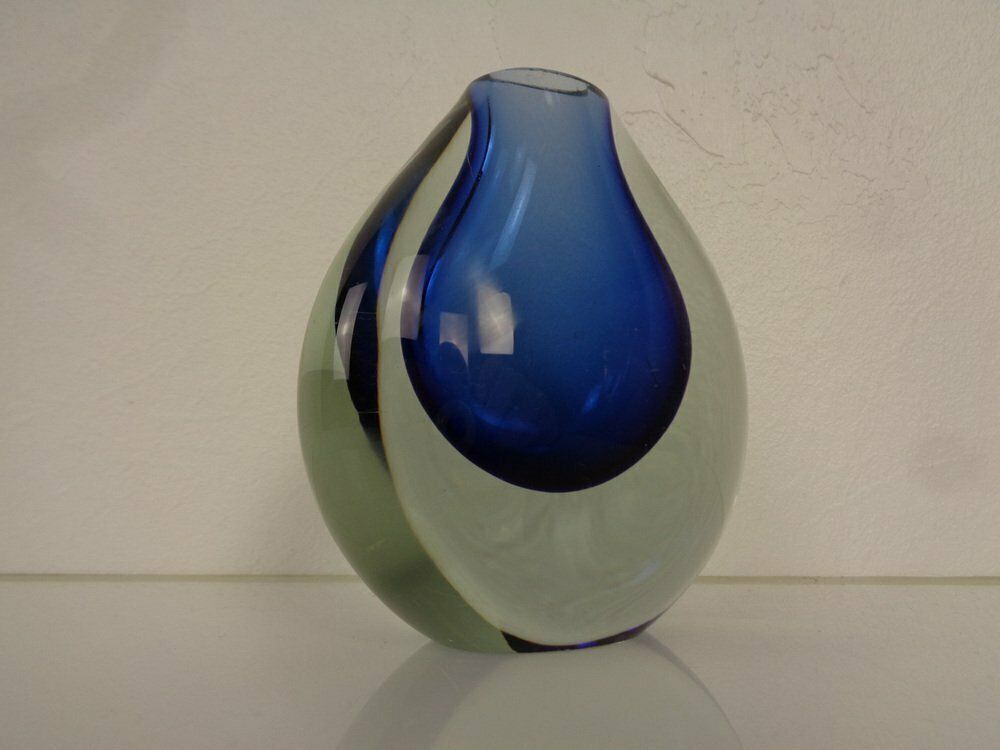 Murano Sommerso Glass Vase, Italy, 1960s photo buy