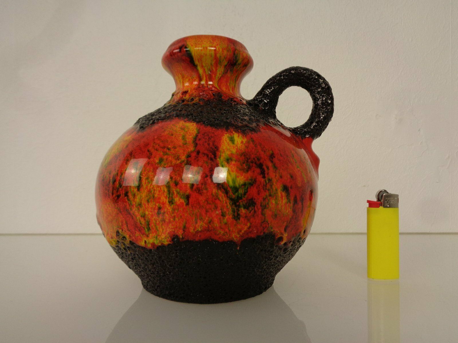 photo furniture Lava Ceramic Vase From Walter Gerhards, 1970s
