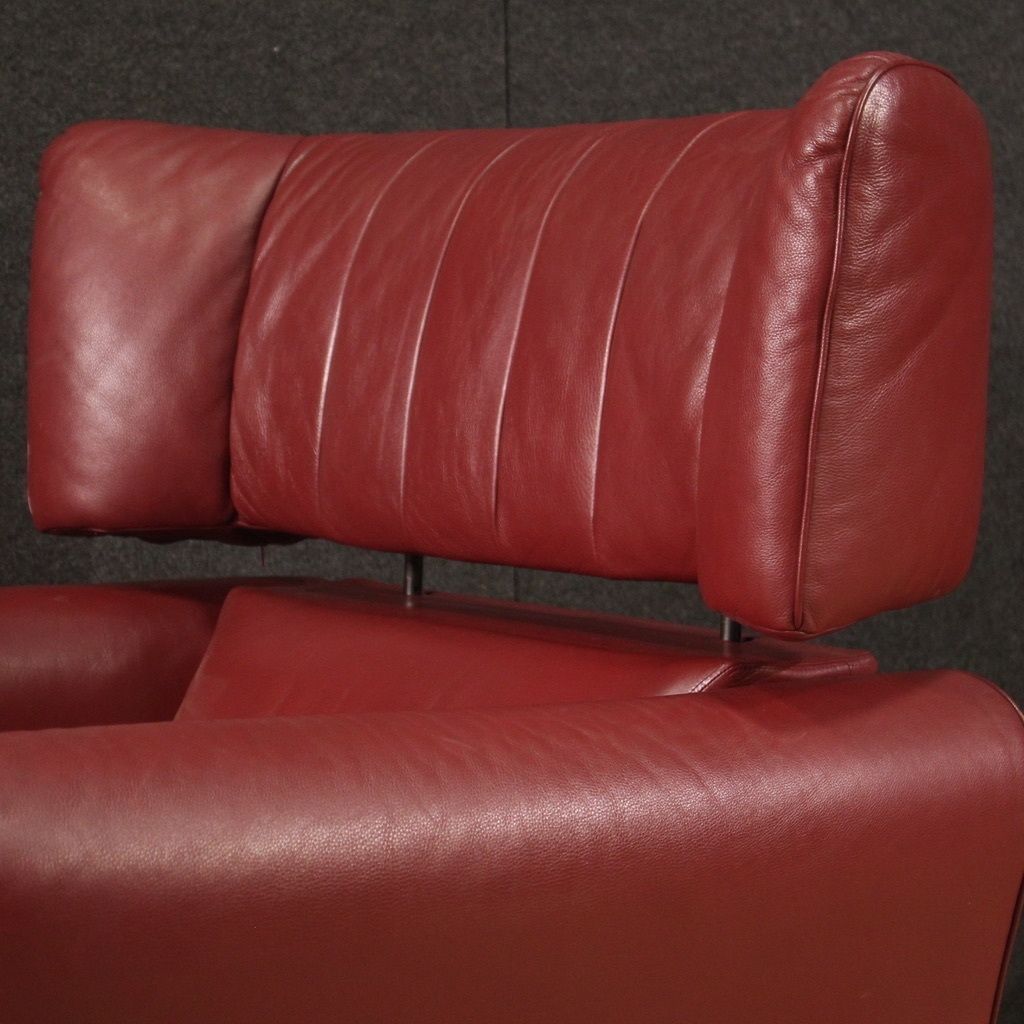 Furniture Italian Armchair With Footstool From The 80s photo