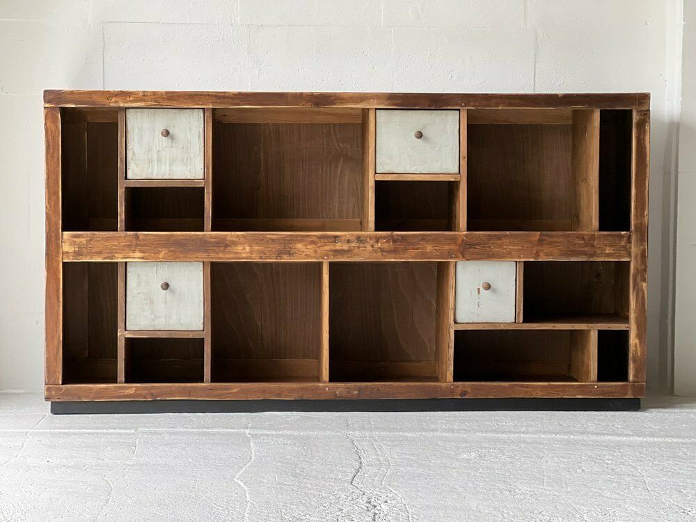 Furniture Industrial Cabinet With Drawers And Shelves photo