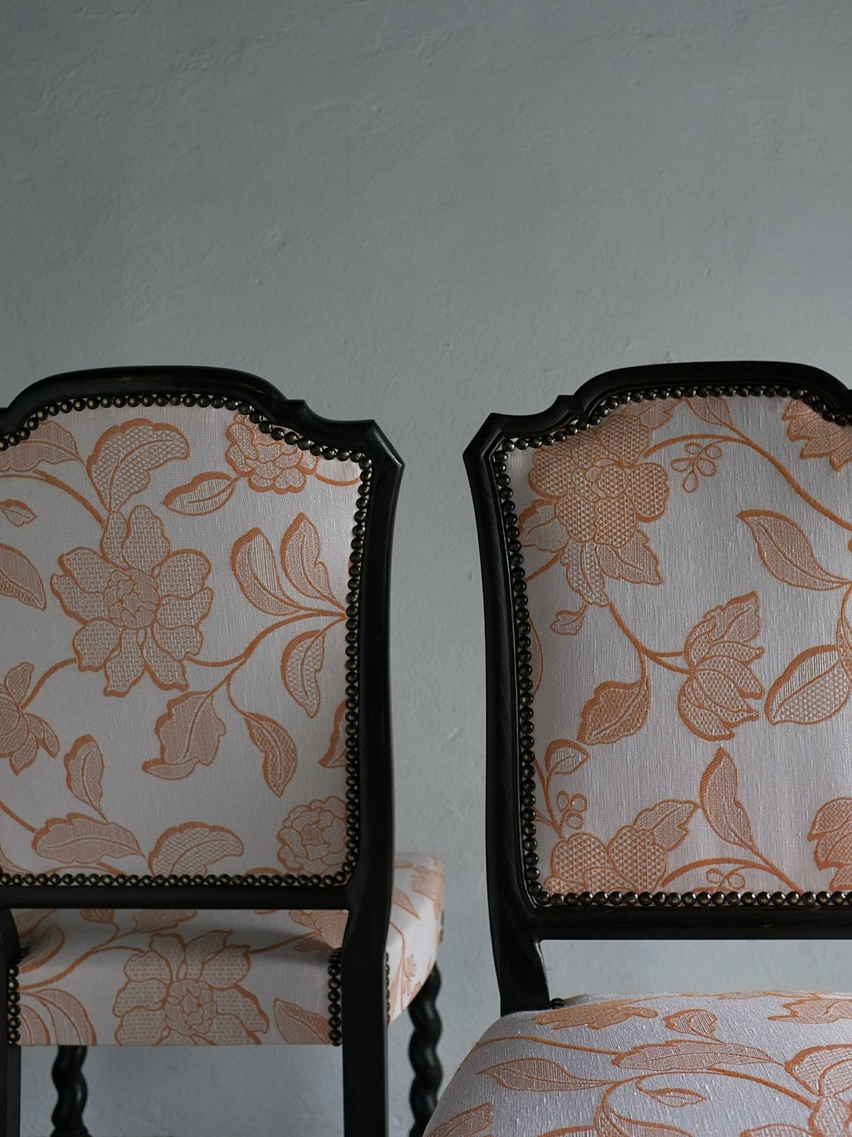 2 Oak Chairs | Barley Twist Legs | Sweden | 1920s photo furniture