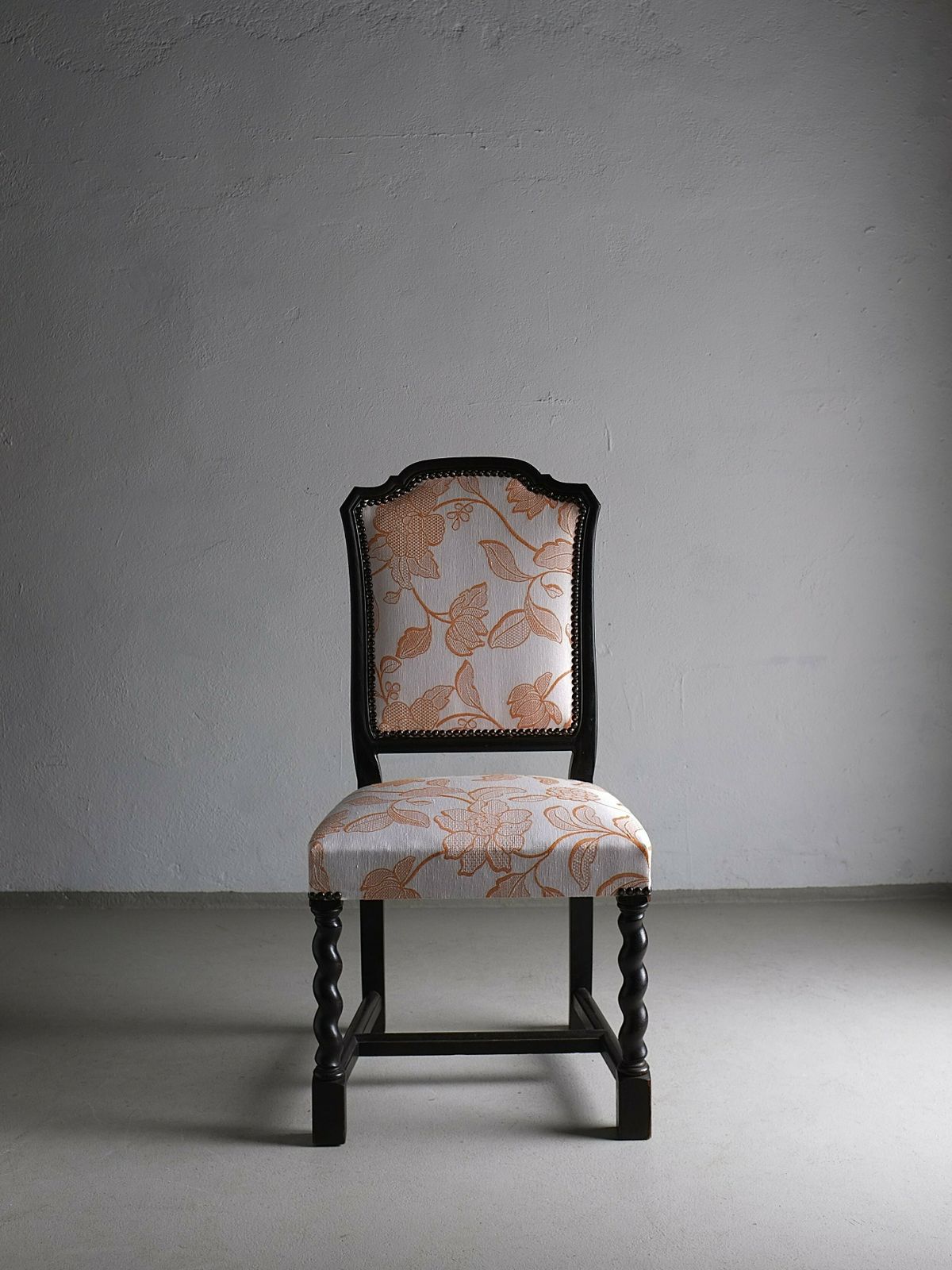 2 Oak Chairs | Barley Twist Legs | Sweden | 1920s photo 852.0