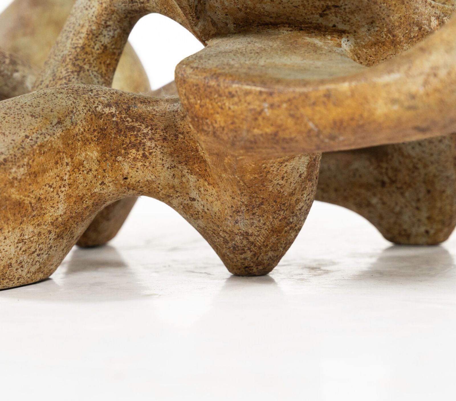 Mid Century Modern Coffee Table By Claudio Trevi, Glass And Concrete, 1970s photo buy