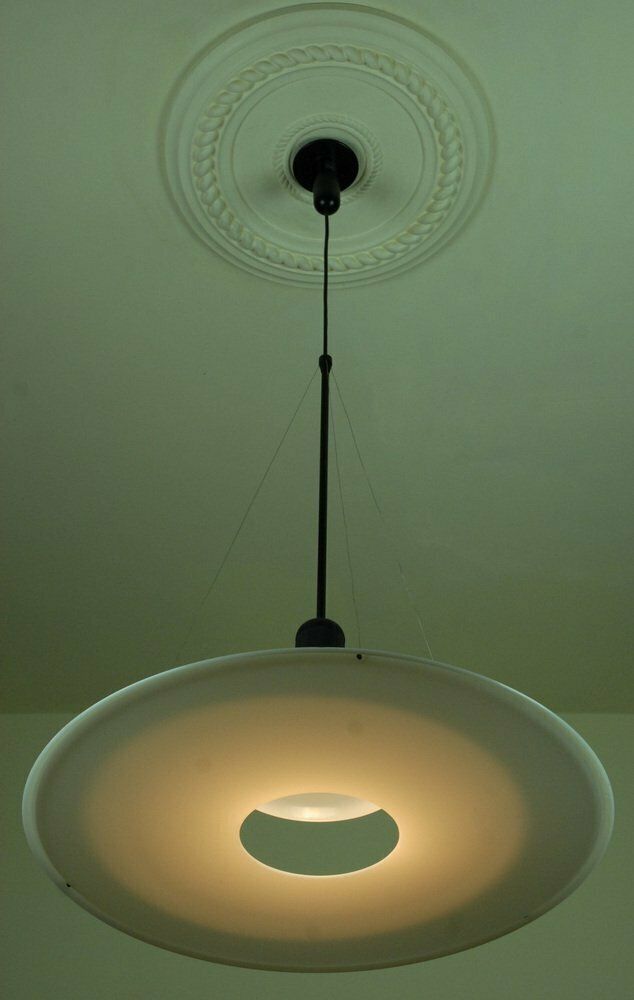 Vintage Frisbi 850 Pendant Lamp By Achille Castiglioni For Flos, 1980s photo 995.0