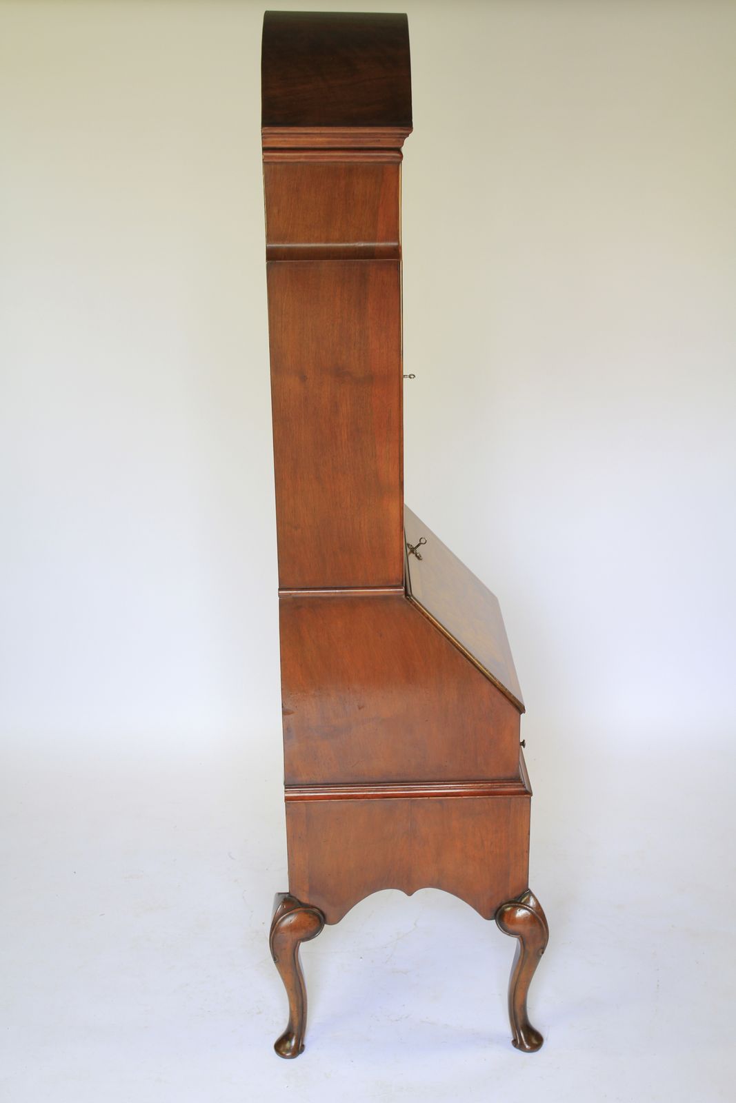 Walnut Queen Anne Revival Bureau Bookcase photo furniture