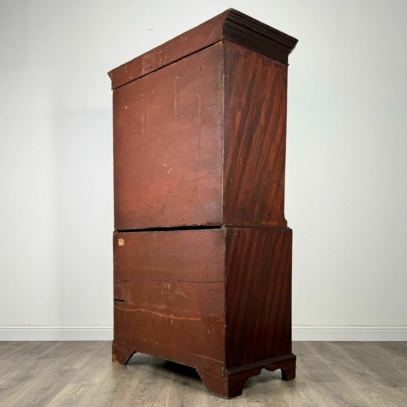 Antique 18th Century Chest On Chest In Mahogany photo vinterior