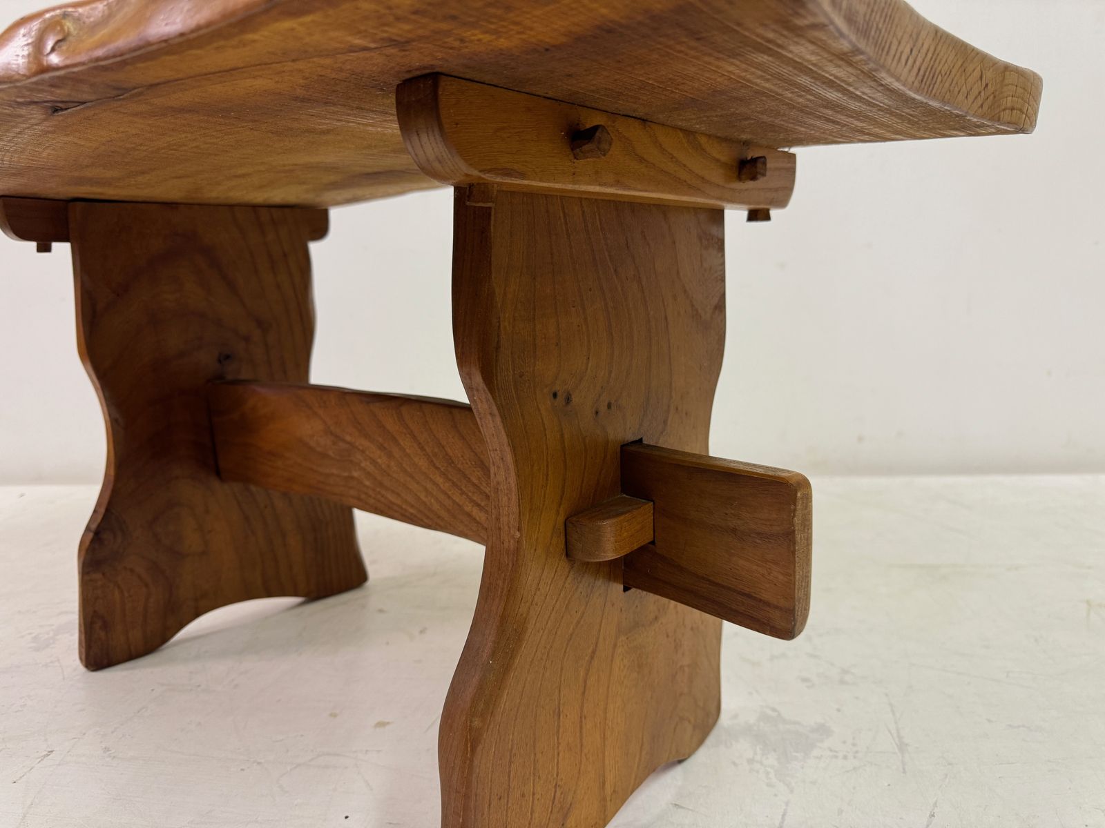 Furniture Mid Century Elm Side Table photo