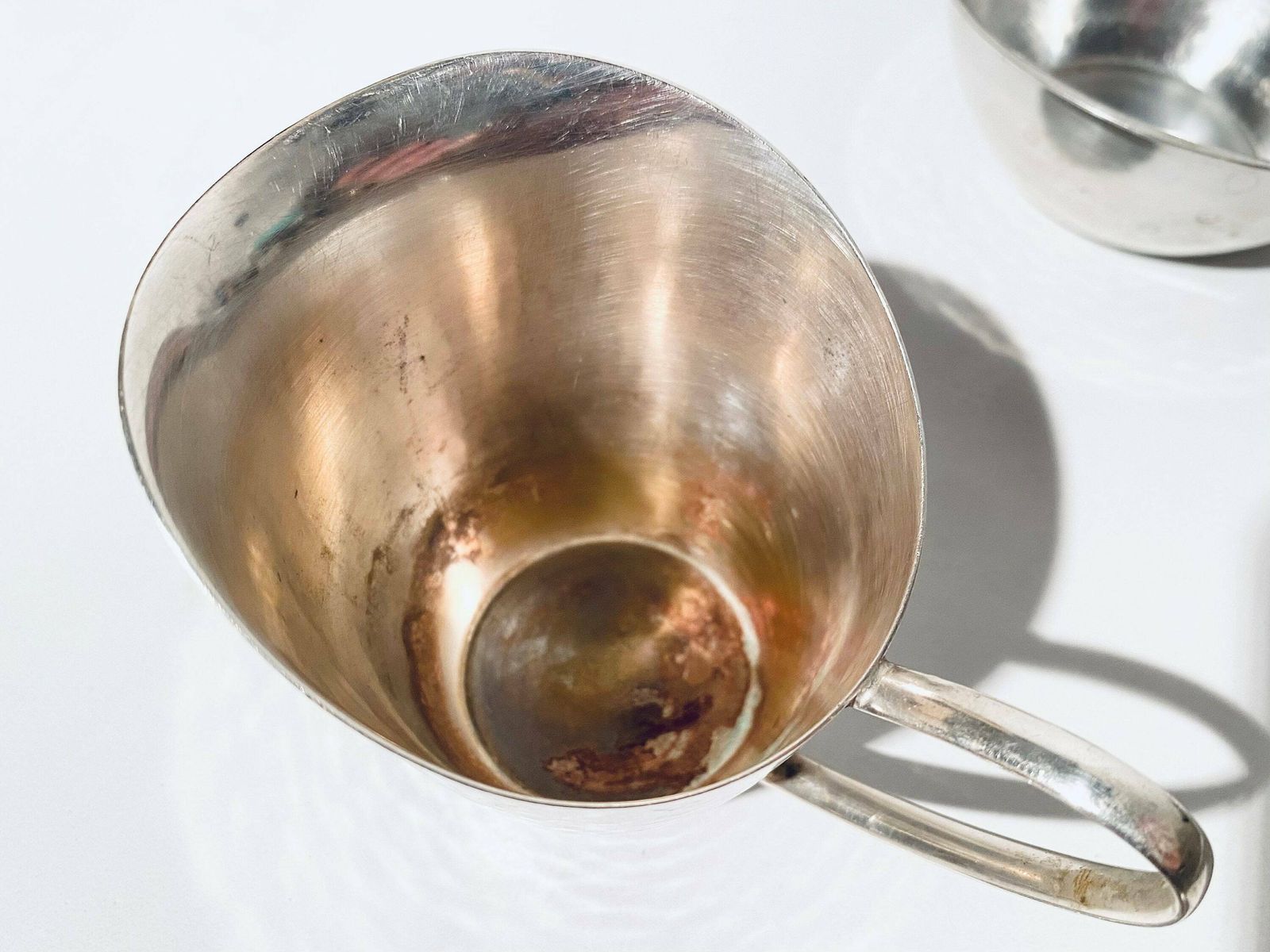 photo furniture Wmf Mid Century Silver Sugar Bowl & Milk Jug With Tray Set / Vintage Kitchen Decor 1950s