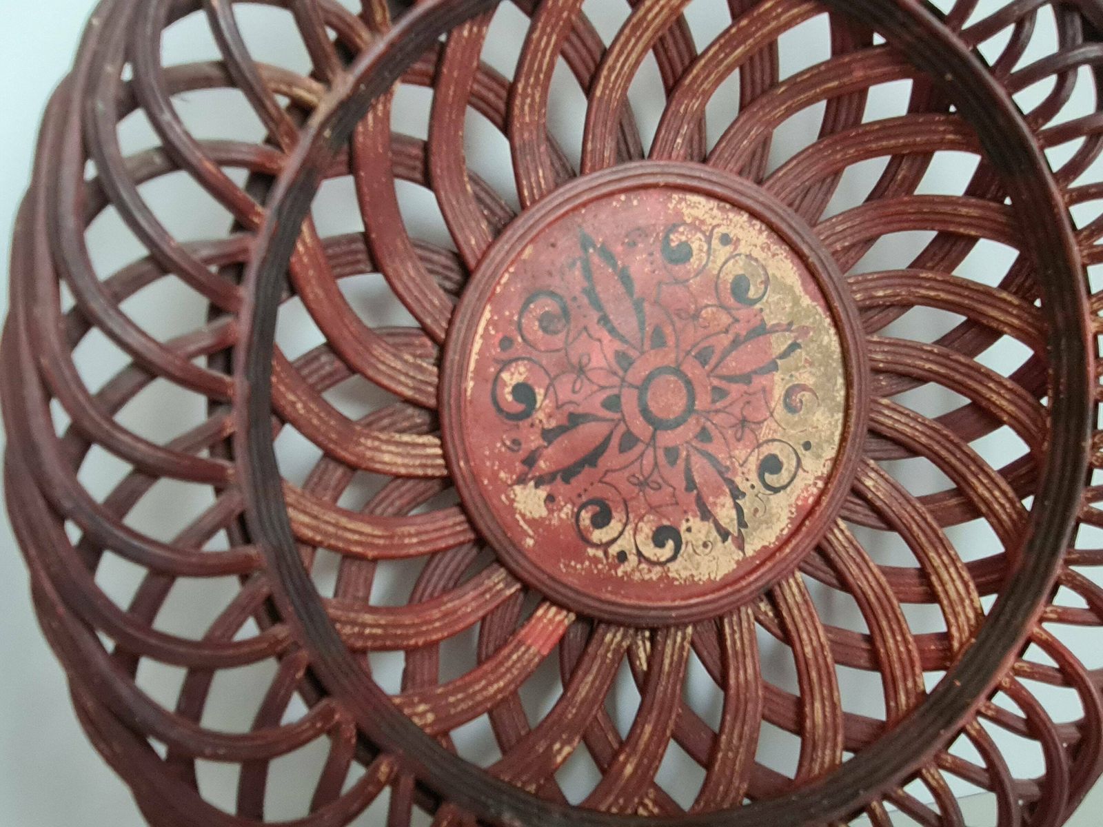 Ceramic Fruit Basket Or Pocket Tray/ 70s / French Ceramics / Artisanal Work / France / 20th Century photo vinterior