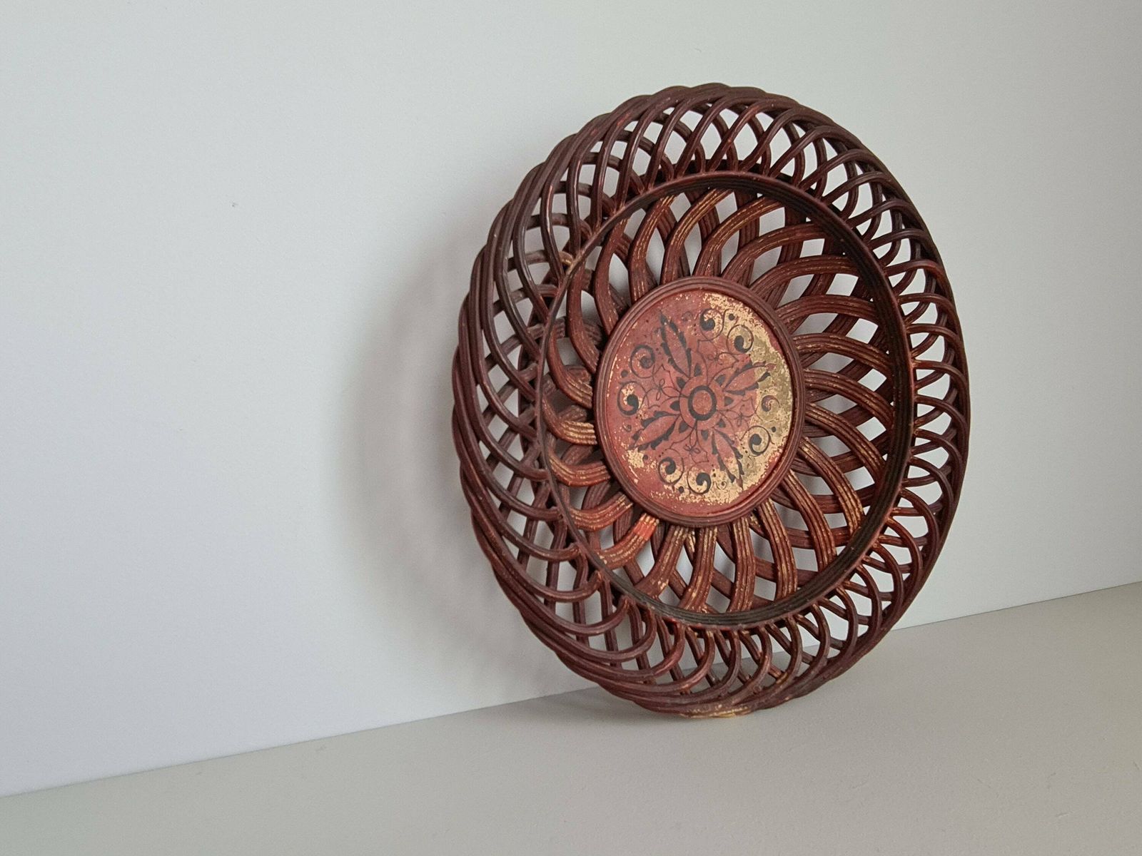 Ceramic Fruit Basket Or Pocket Tray/ 70s / French Ceramics / Artisanal Work / France / 20th Century photo buy
